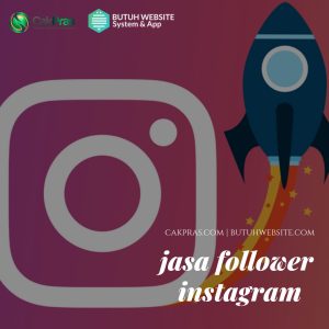 Jasa follower instagram aman terpercaya