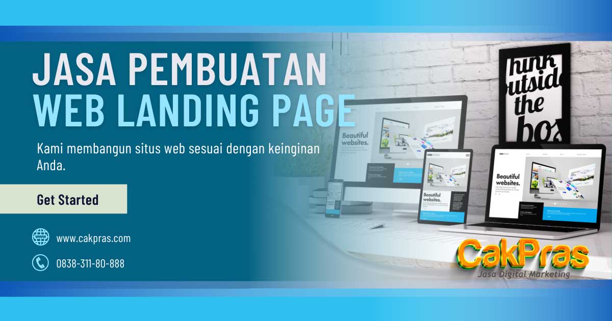 Jasa pembuatan web landing page