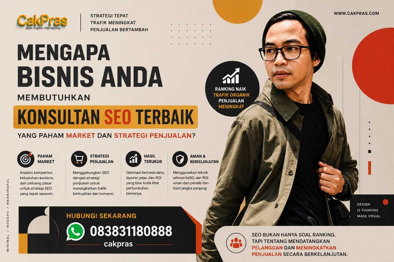 Mengapa bisnis anda membutuhkan konsultan seo terbaik yang paham market dan strategi penjualan?