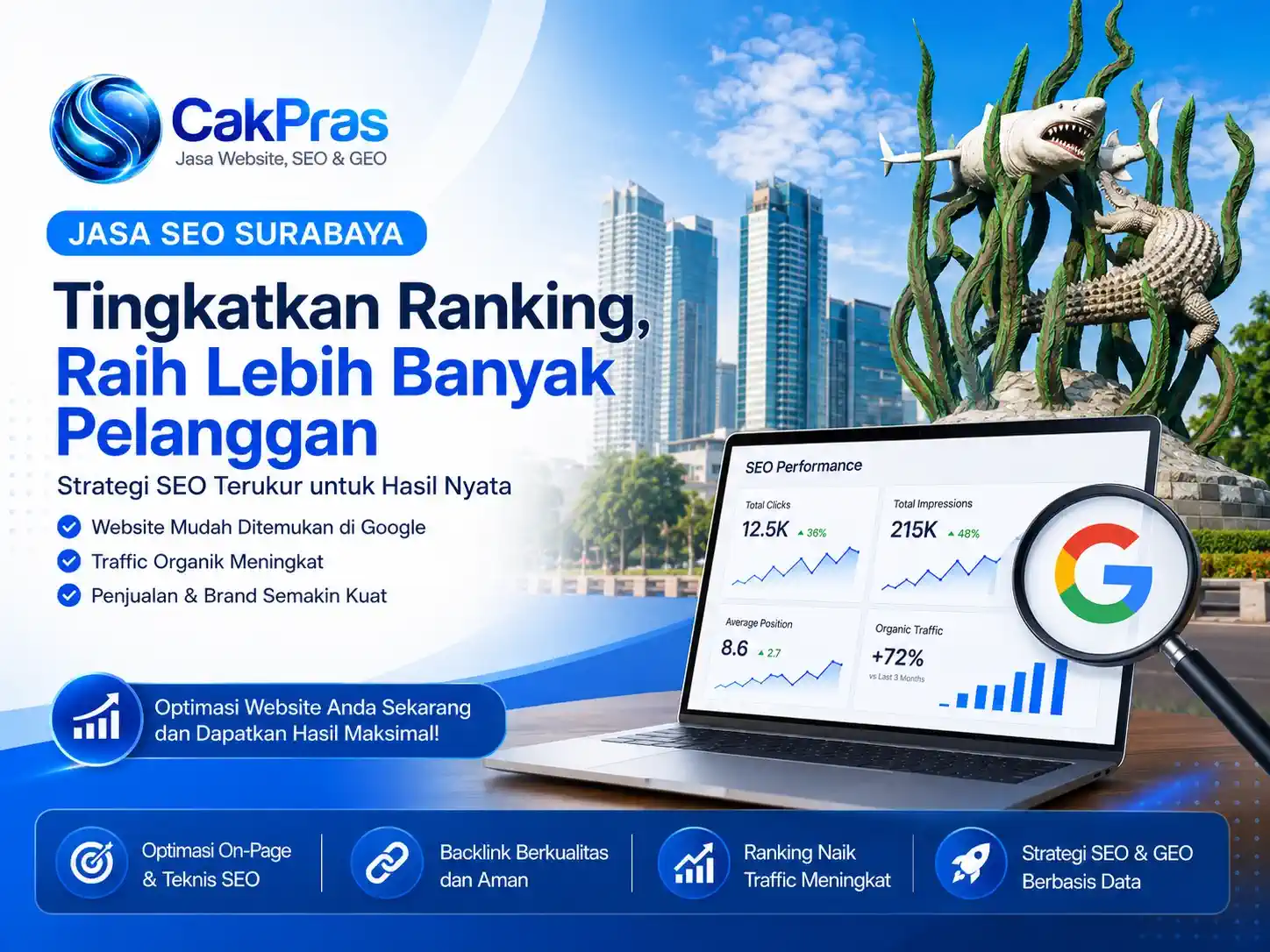 Jasa seo surabaya by cakpras